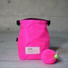 Neon pink+Black stitch