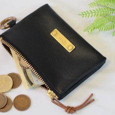 画像1: 3 ROOM WALLET / Leather Black / made to order (1)