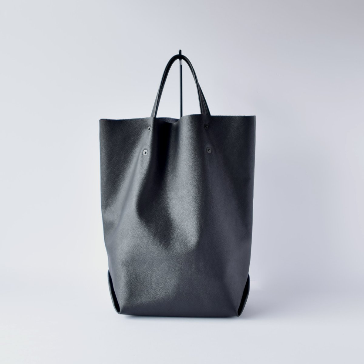 画像2: EASY TOTE / Leather Black / custom order (2)