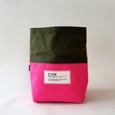 AD olive/ Neon pink